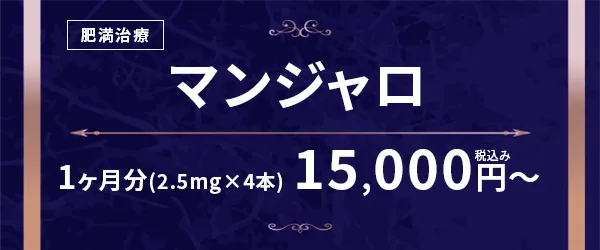 マンジャロ2.5mg15,000円〜